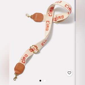 Clare V. Adjustable Strap - Ciao Natural/Poppy